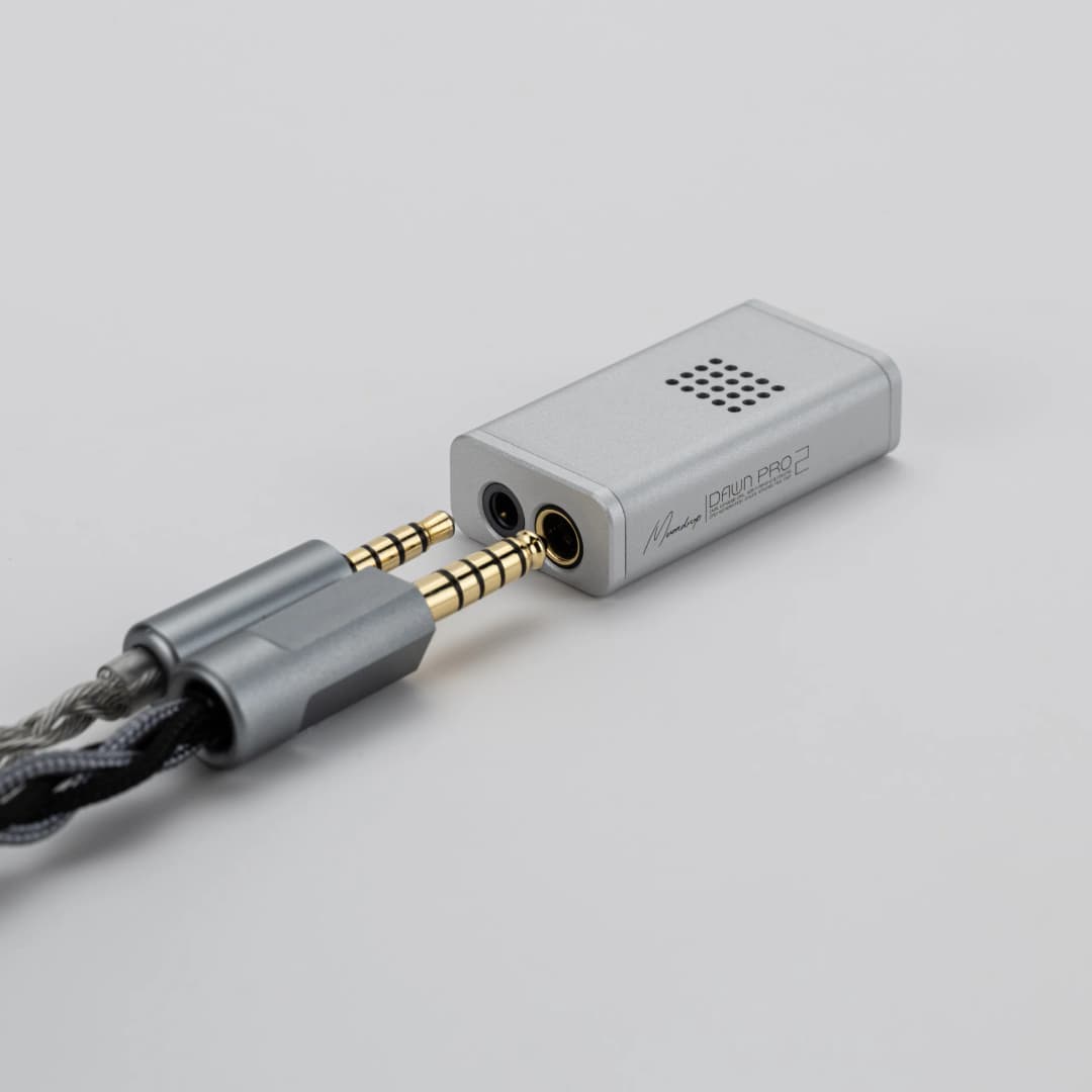 جهاز فك ترميز MOONDROP DAWN PRO 2، محمول، USB DAC، شريحة CS43198، فك ترميز DSD256 و32Bit/384kHz، HiFi - 3