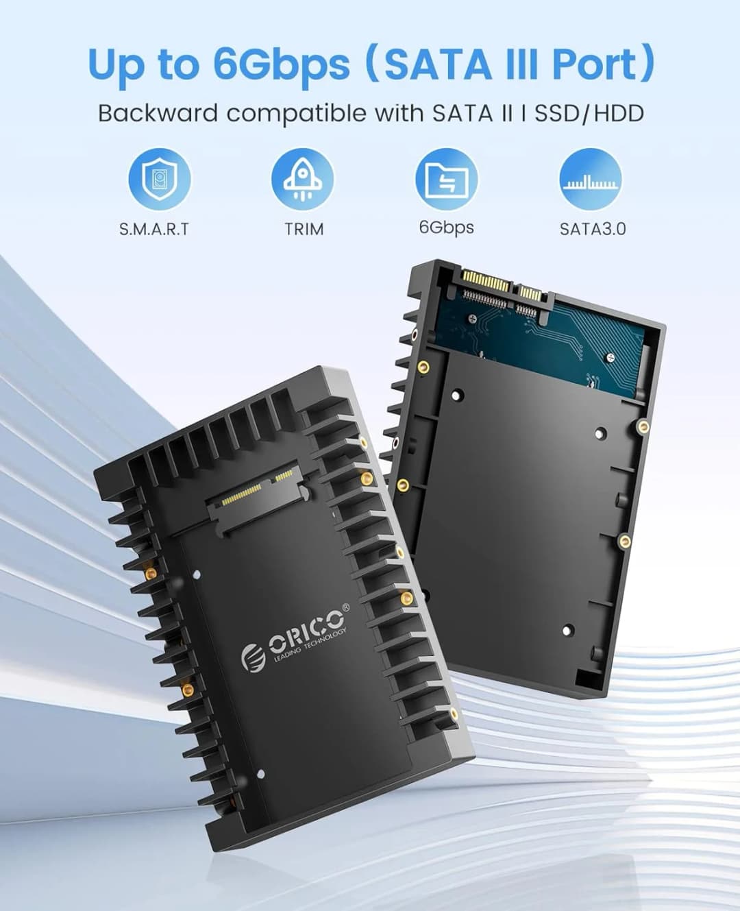 ORICO Hard Drive Caddy Support SATA 3.0 Support HDD and SSD 2.5 In 7mm 9.5mm 12.5mm Computer Accessories - 5