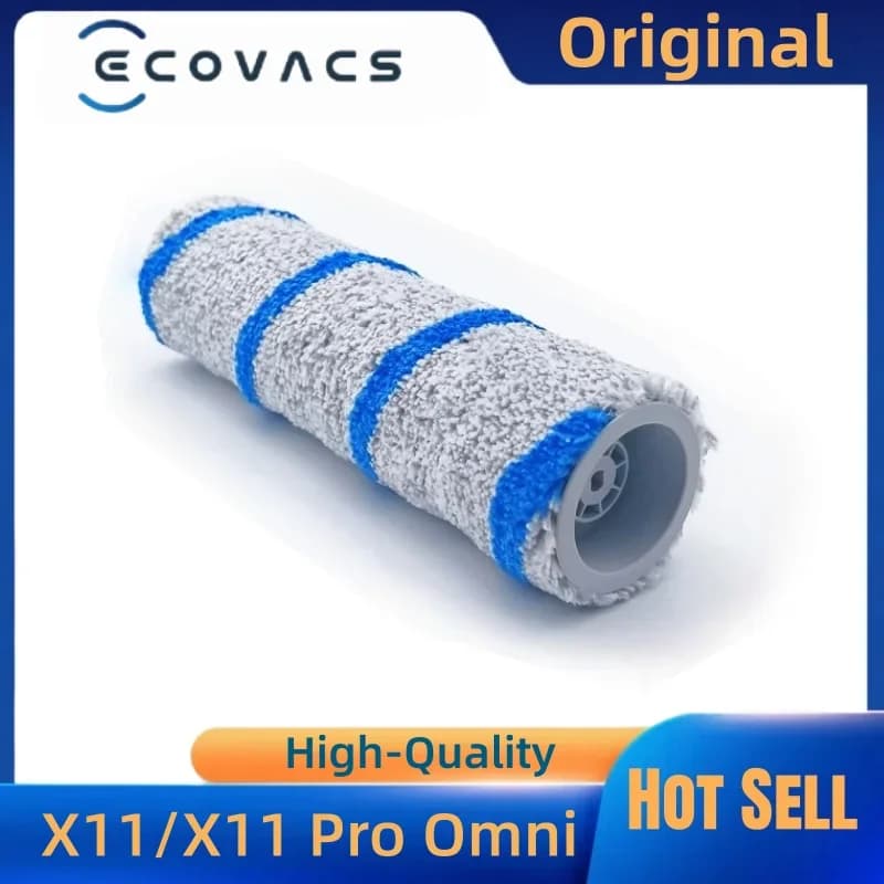 أسطوانة ممسحة زرقاء أصلية من النايلون عالي الكثافة لمكنسة Ecovacs DEEBOT X11 Omni / X11 Pro