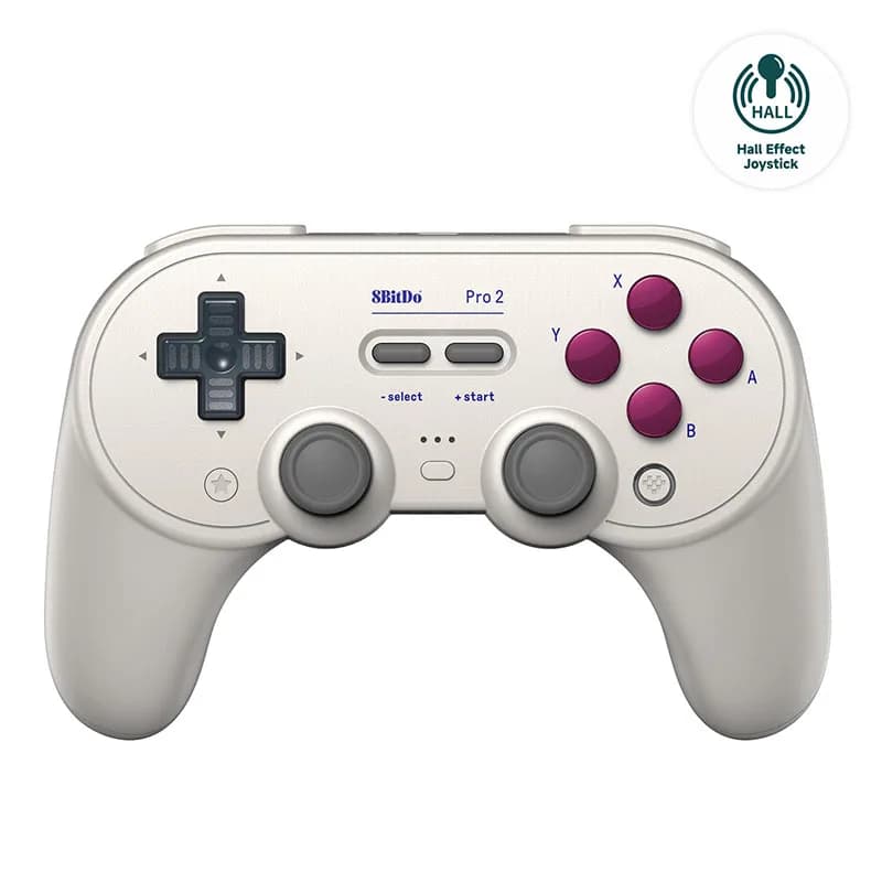 8BitDo New Pro 2 ذراع تحكم بلوتوث مع عصا تحكم بتأثير هول لسويتش 2,1, كمبيوتر, ماك أو إس, أندرويد, ستيم ديك وراسبيري باي - 3