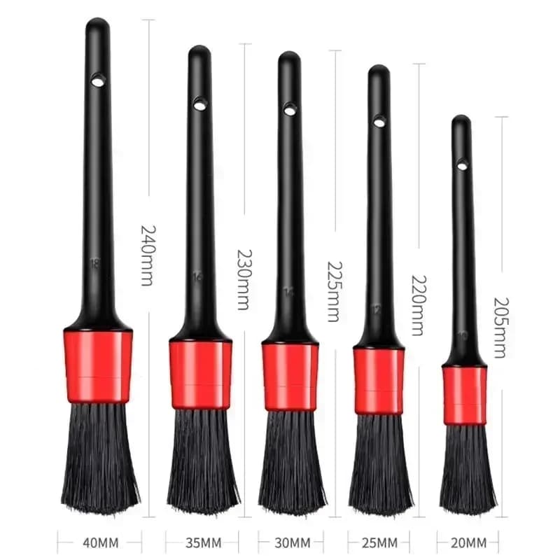 Detailing Brush Set Car Brushes Car Detailing Brush For Car Cleaning Detailing Brush Dashboard Air Outlet Wheel Brushes - 4