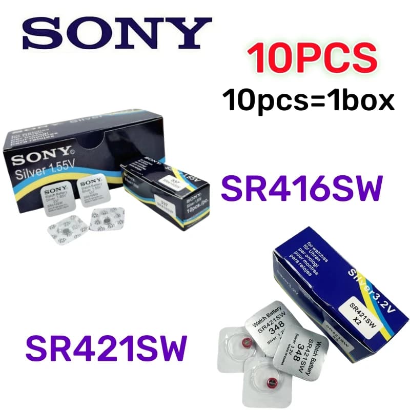 10-40Pcs Original SONY 337 SR416SW battery watch SR421SW 348 battery Independent packaging sr416sw 337 sr421sw 348 sr 416 - 2