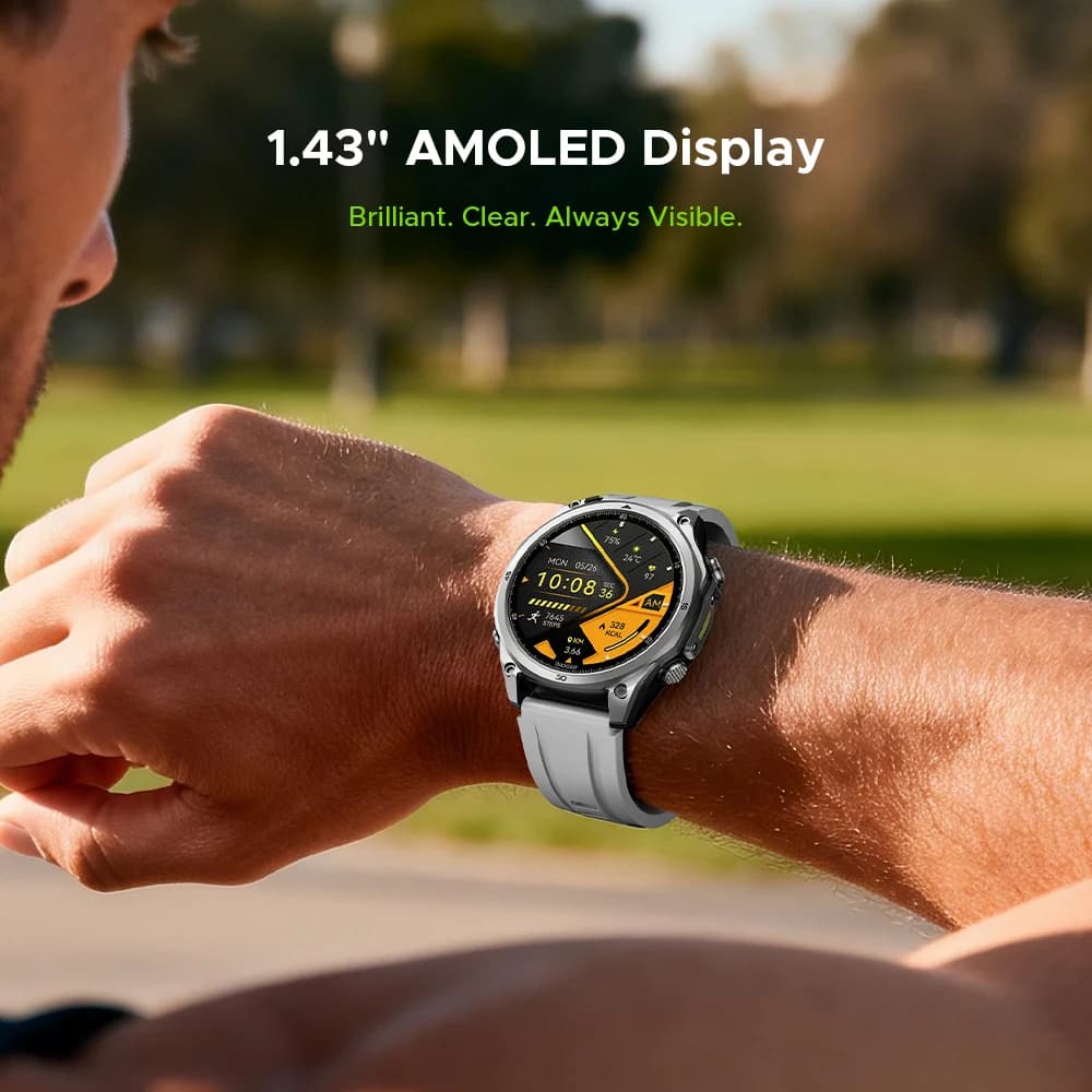 DOOGEE ANYWISE W1 Lite Smart Watch 5ATM Waterproof 1.43'' Screen 178 Sports Modes 24 Hours Health Monitoring Reminder Function - 5