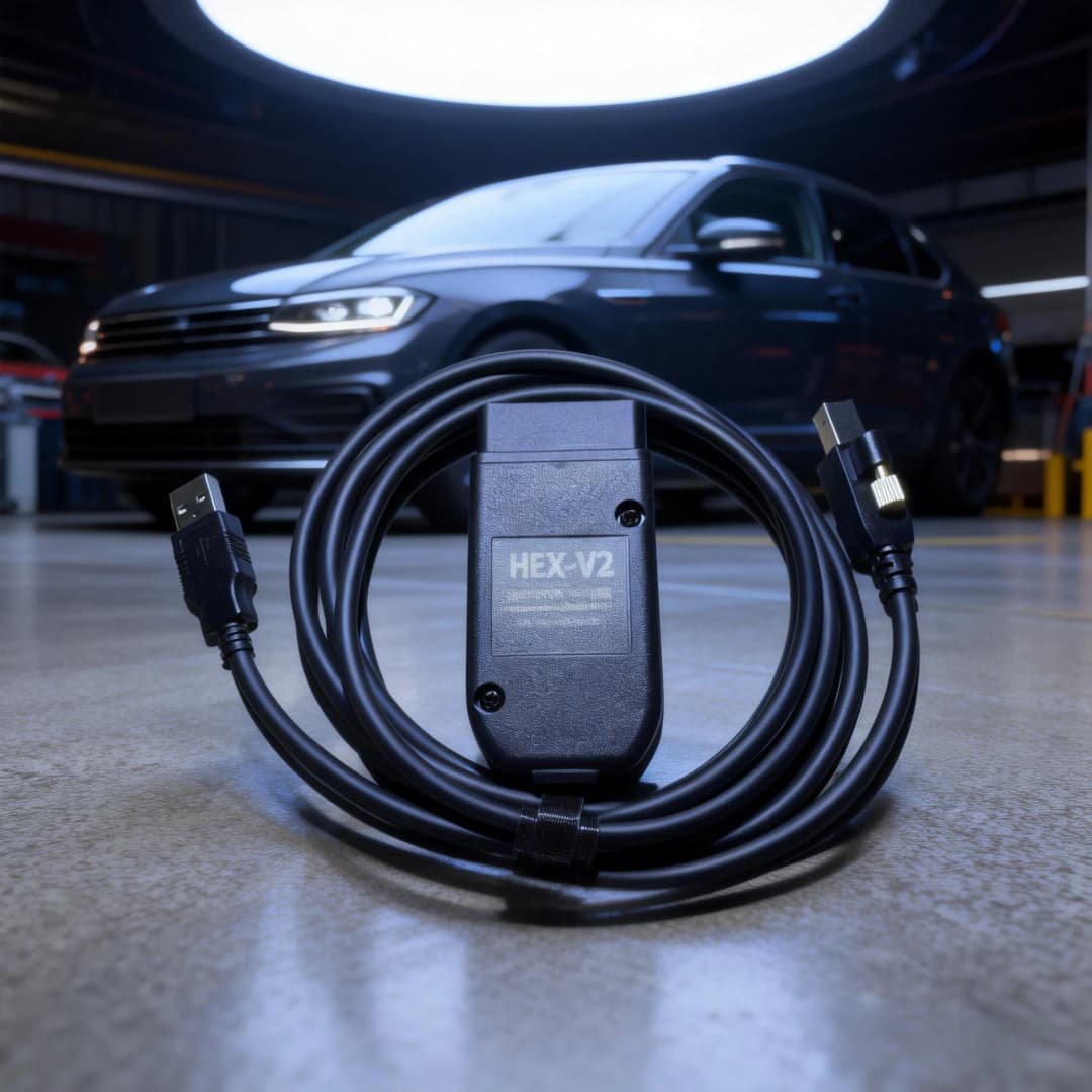 2026 واجهة VCDS VAGCOM VCDSCAN HEX V2 تحديث 25.3 لسيارات فولكس فاجن وأودي وسكودا وسيات أدوات تشخيص سيارات متعددة اللغات - 2