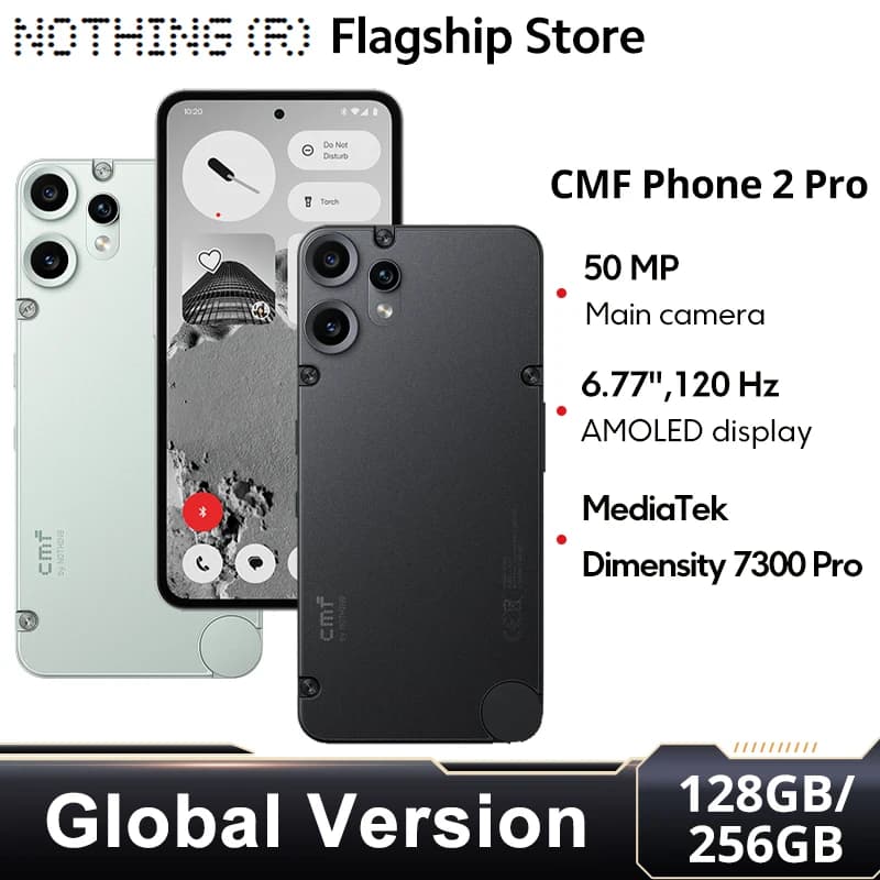 هاتف ناثينج (3a) 5G نسخة عالمية معالج سناب دراجون 7s الجيل الثالث NFC شاشة AMOLED مقاس 6.77 بوصة بمعدل تحديث 120 هرتز كاميرا رئيسية 50 ميجابكسل بطارية 5000 مللي أمبير شحن سريع 50 واط
