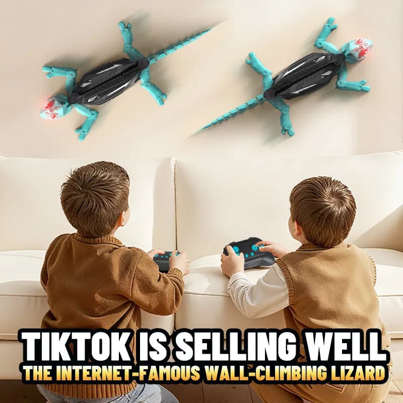 Wall Climbing RC Gecko Toy Electric remote control lizard wall climbing car gecko Animal Car Children's Halloween Toys - 3