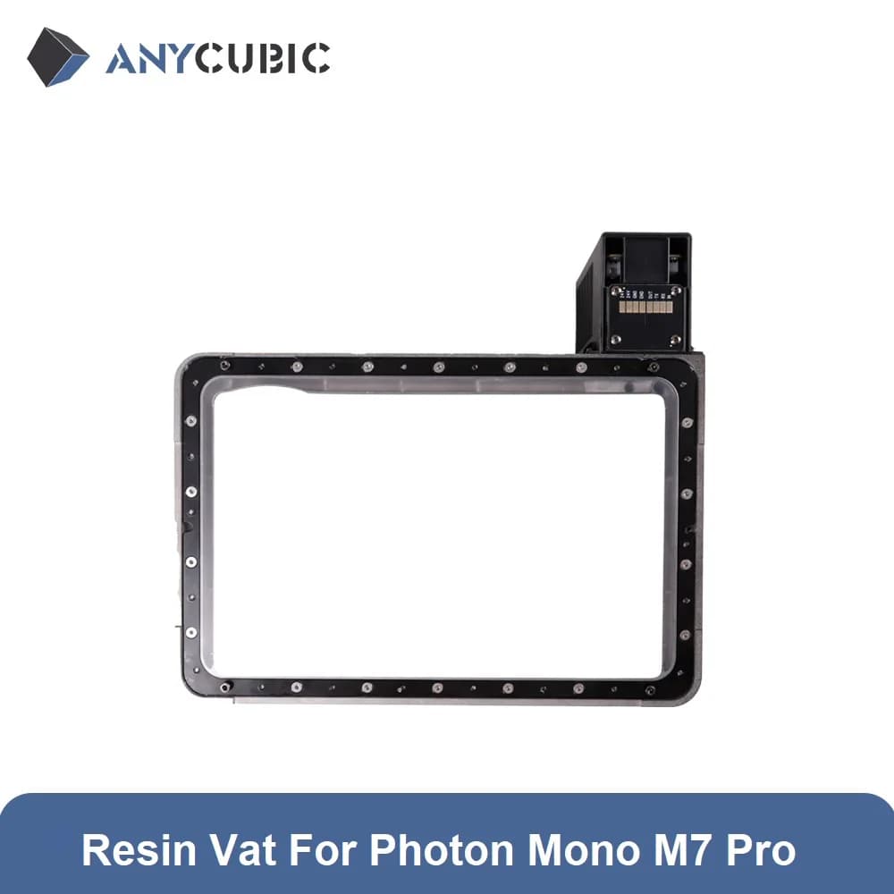 جزء مطبوع ثلاثي الأبعاد ANYCUBIC خزان راتنج ذكي لطابعة Photon Mono M7/ M7 Pro LCD ثلاثية الأبعاد