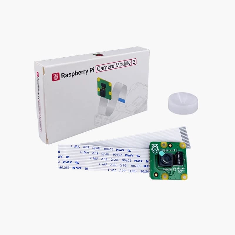 وحدة كاميرا Raspberry Pi الرسمية V2 NoIR برؤية ليلية 8 مليون بكسل مستشعر Sony IMX219، متوافقة مع Raspberry Pi 4 / 3B+ / 3B - 3