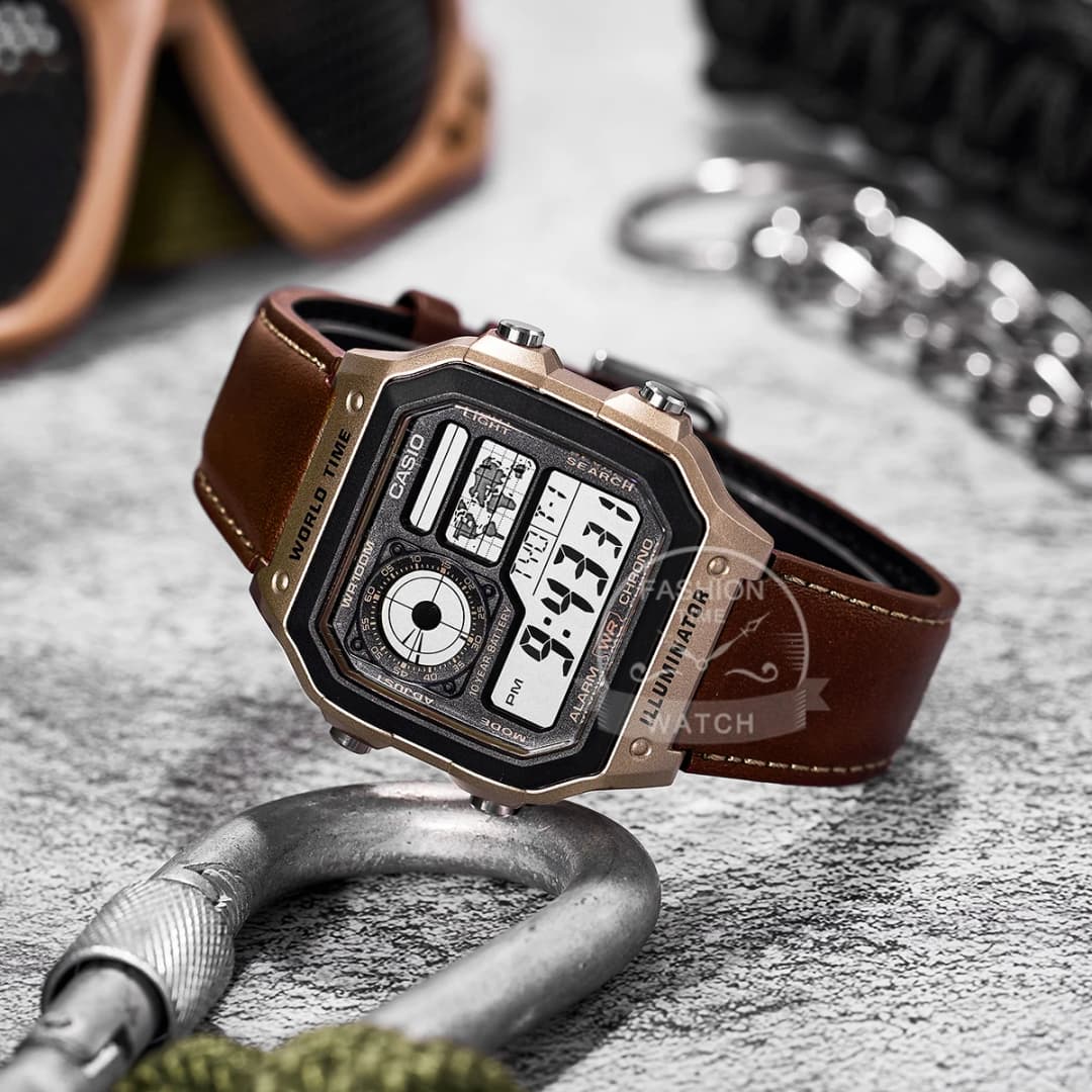 Casio watch Explosion watch men set luxury LED military digital watch sport relogio masculino AE-1200WHL-5A - 3