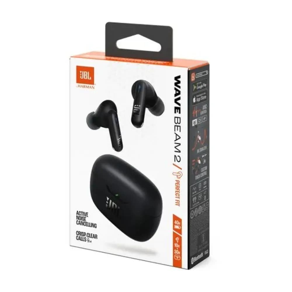 سماعات أذن لاسلكية JBL Wave Beam 2، مشغل 8mm، بطارية 36 ساعة، مقاومة للغبار IP54، بلوتوث 5.3، شحن سريع - 6