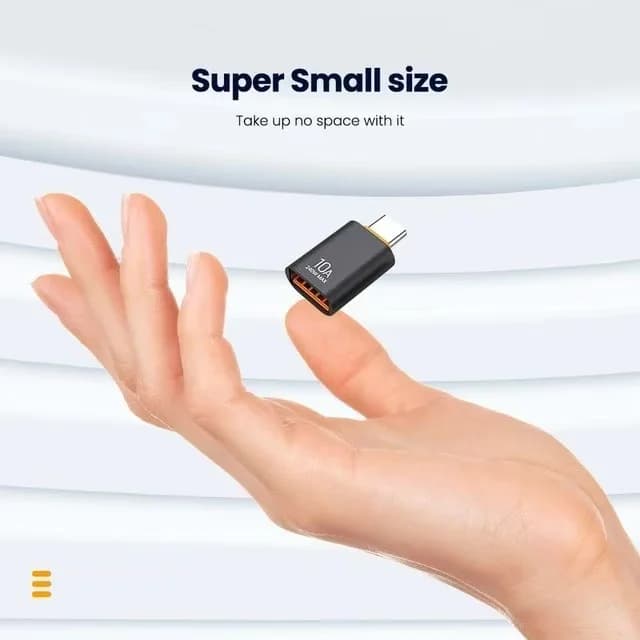 10A OTG USB 3.0 إلى نوع C محول USB أنثى إلى نوع C ذكر شحن سريع OTG USB C لأجهزة الكمبيوتر المحمول Xiaomi سامسونج - 2