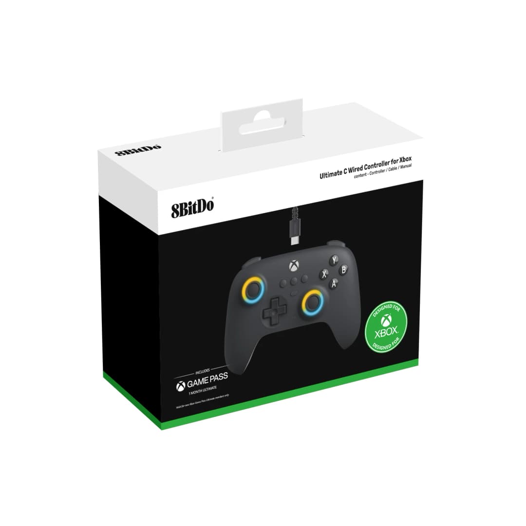 8BitDo Ultimate C Wired Controller USB Gamepad with Hall Effect Joysticks for PC Windows and Xbox Series X、Series S, Xbox One,. - 6