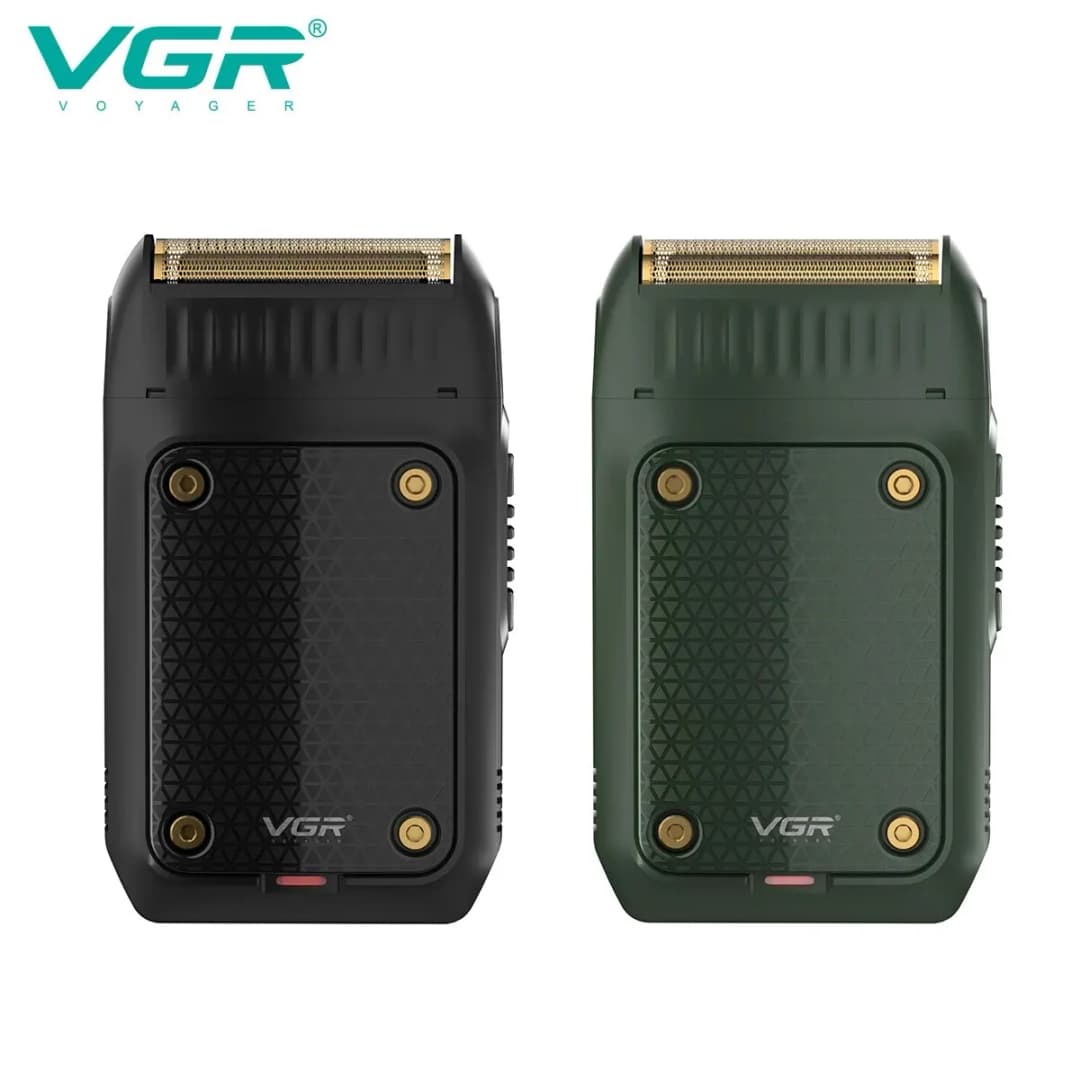 VGR V-353 ماكينة حلاقة احترافية كهربائية محمولة لقص اللحية مع شفرة قابلة للشحن للرجال - 6