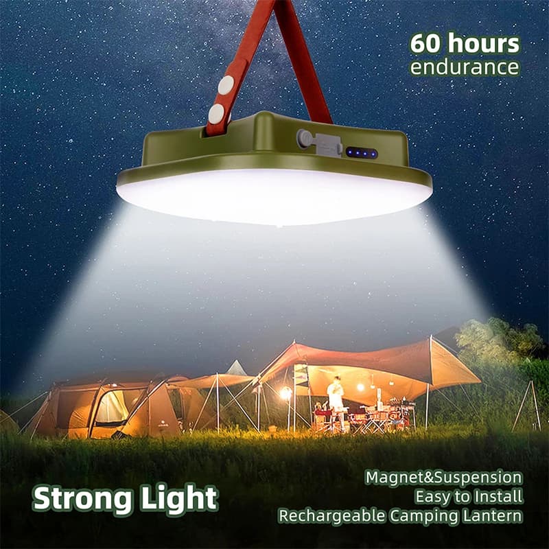 مصباح تخييم LED قابل للشحن من MOSLIGHTING بسعة 13500mAh، كشاف محمول مع مغناطيس، مصباح خيمة أنيق، إضاءة طوارئ للصيانة