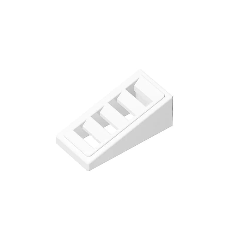 MOC 10 قطع 61409 المنحدر 18 2x1x2/3 مع شبكة بناء كتل عدة فكرة الطوب التعليمية فكرة ديي لعبة أطفال عيد ميلاد طفل هدية - 2