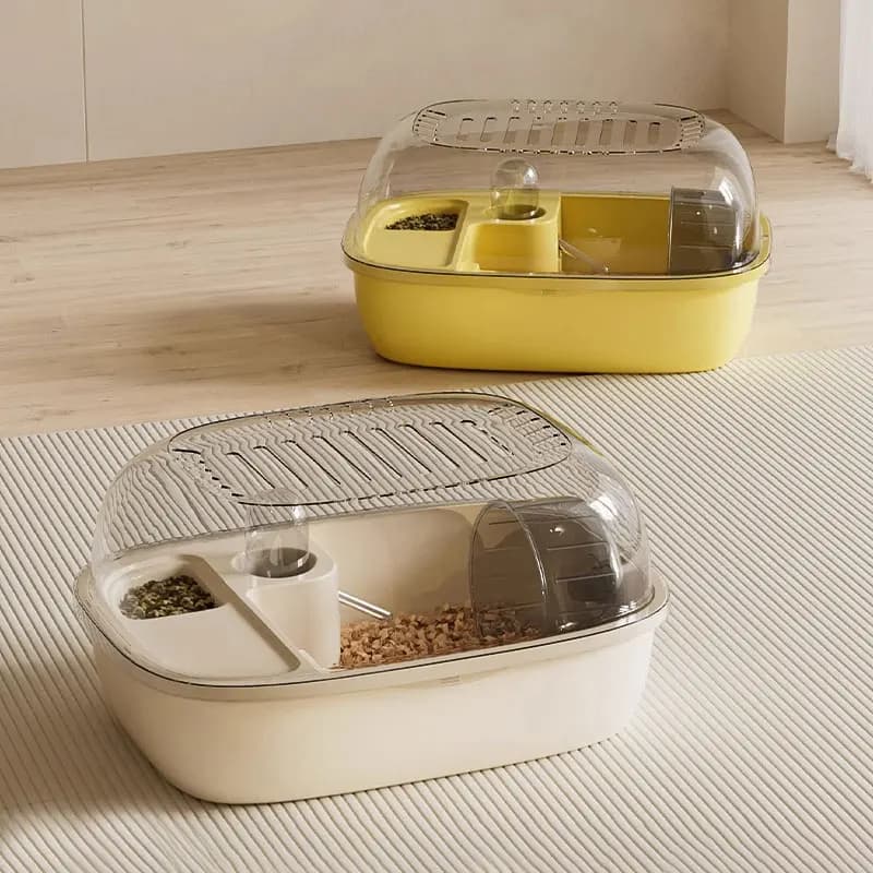 New Hamster Transparent Luxury Mini Villa Small Mouse Cage - 3