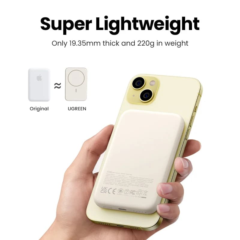 UGREEN PD20W Power Bank Magnetic 10000mAh Portable Wireless Fast Charging PowerBank for Magsafe for iPhone 17 15 Pro Max 16 Pro - 4