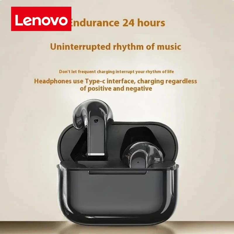 Lenovo Pro 5S Bluetooth Earphone Stereo Wireless Headphone In-Ear HiFi HandsFree Headset Mic Noise Reduction Mini Sport Earplugs - 2