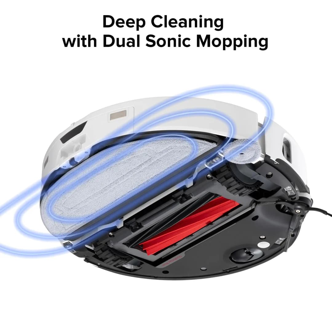 Roborock Mop Pad Replacement Accessories for Q10VF Q10VF+ Robot Vacuum Cleaner with Sonic Vibrations Modules 2 Pack - 3