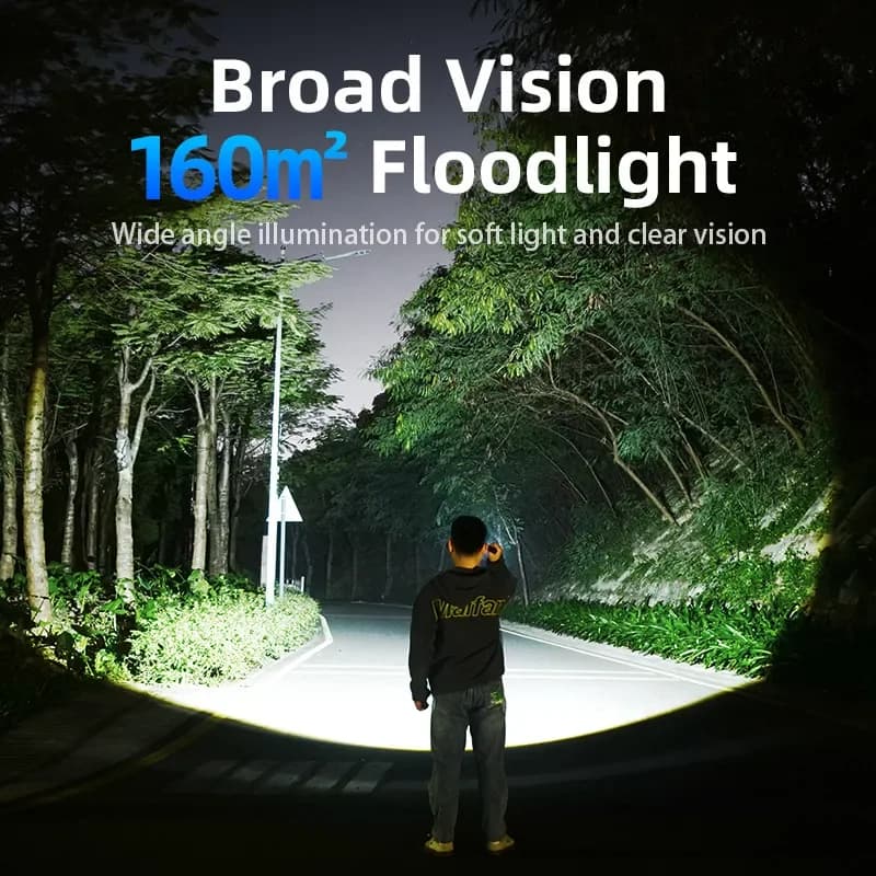 2025 New Philips SFL8168 3200 Lumen LED Flashlight 1000m Portable Powerful Bright Flashlights Camping Lamp for Outdoor Hiking - 6