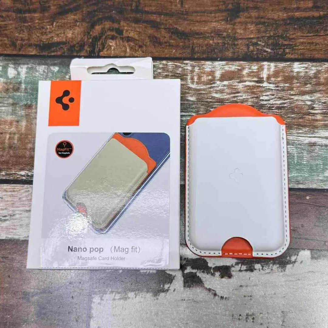 حامل بطاقات مغناطيسي Spigen Nano Pop لمحفظة MagSafe لهواتف iPhone 17 16 15 14 13 12 وسلسلة Pixel 10 غطاء رقيق يتسع لبطاقتين - 4