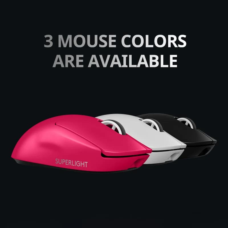 ماوس الألعاب اللاسلكي Logitech G PRO X SUPERLIGHT 2، ماوس احترافي 60 جرام مع 5 أزرار قابلة للبرمجة، مستشعر 44 ألف نقطة في البوصة، معدل استجابة 8 كيلوهرتز - 4