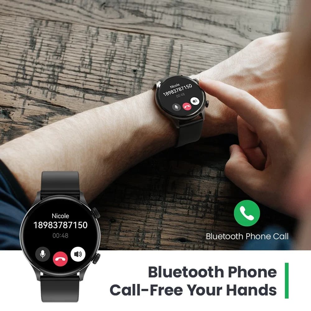 HAYLOU Solar Plus Smart Watch 1.43"AMOLED Display Bluetooth Phone Call Smartwatch Health Monitor IP68 Waterproof Sport Watch - 3