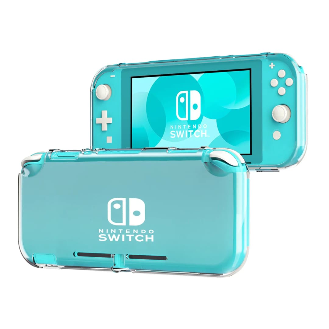 غطاء TPU شفاف لجهاز Switch Lite، حماية من السقوط والخدوش، حامل غطاء واقي - 2