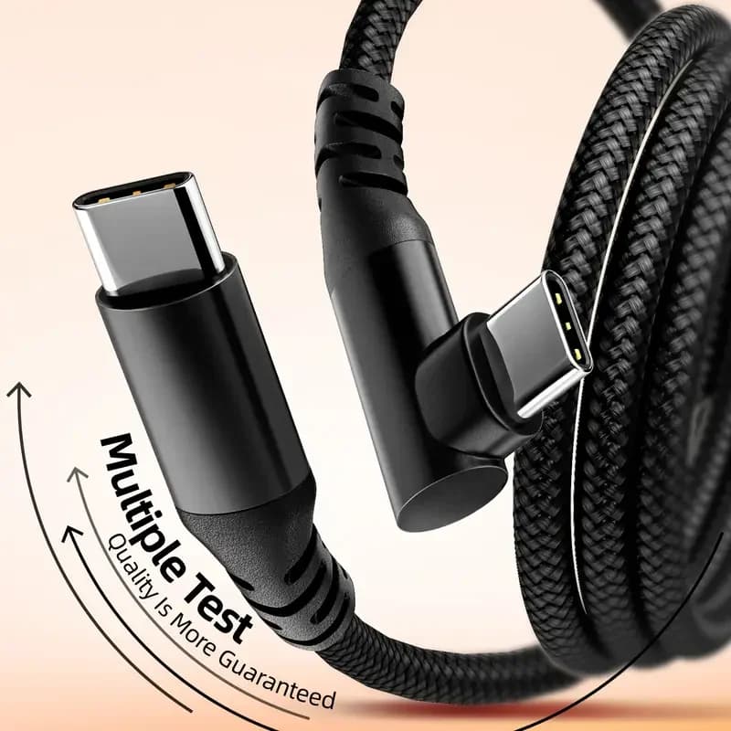 كابل USB C من LAIHONEN بطول 1 متر/2 متر/3 متر/10 قدم لنقل البيانات وشحن سريع 60 واط PD لهاتف آيفون 15 و15 بلس و15 برو ماكس - 5