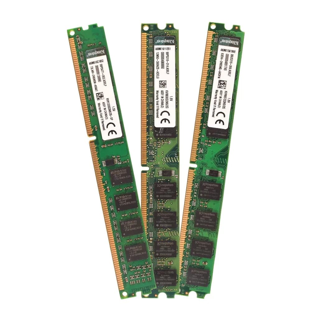 كينجستون ميموريا رام DDR2 2 جيجابايت 800 ميجاهرتز 667 ميجاهرتز DDR3 2 جيجابايت 1333 ميجاهرتز PC2-5300 PC2-6400 PC3-10600 ذاكرة سطح المكتب موديل - 5