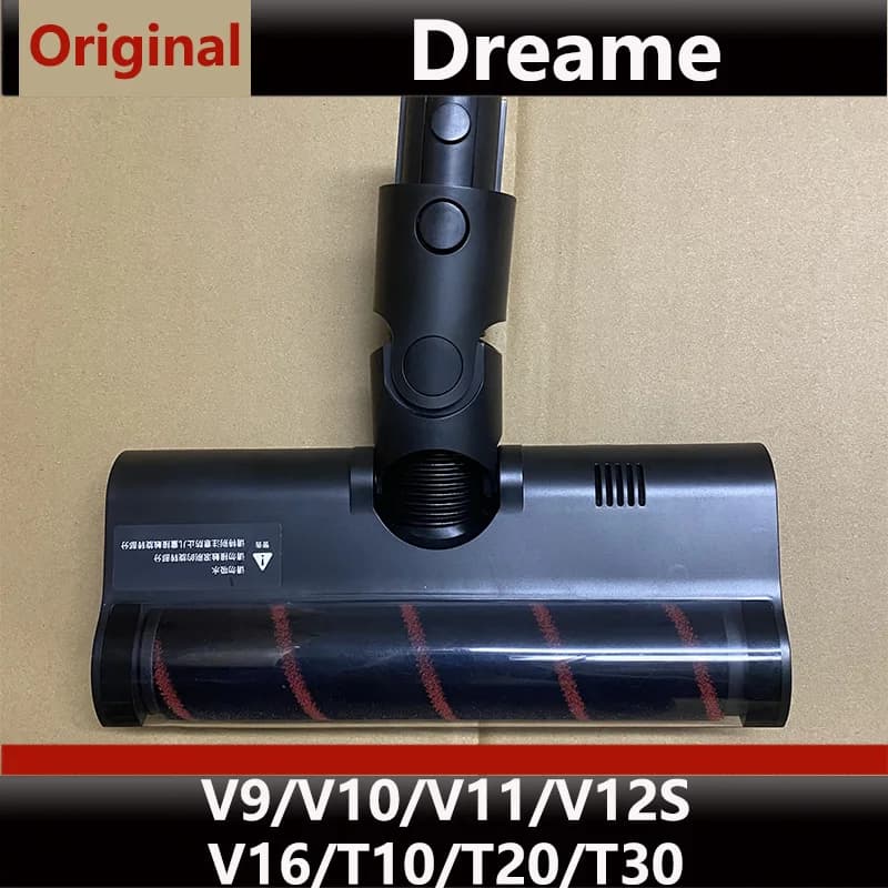 تجميع وحدة فرشاة أرضية صلبة باللون الأسود، متوافقة مع مكنسة Dreame V11 SE V12 V13 T10 T20 T30 اللاسلكية المحمولة