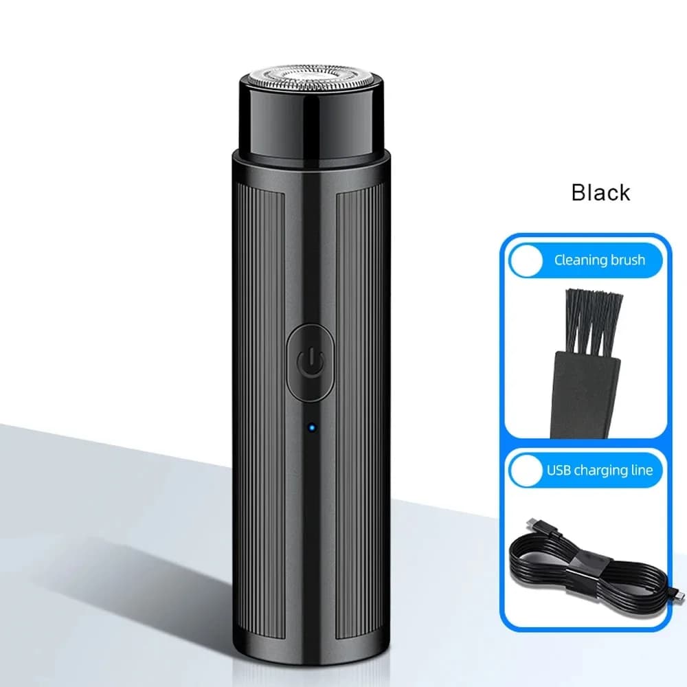 Portable Mini Electric Shaver – Rechargeable, Unisex (Men & Women) & Car-Compatible Grooming Tool - 6