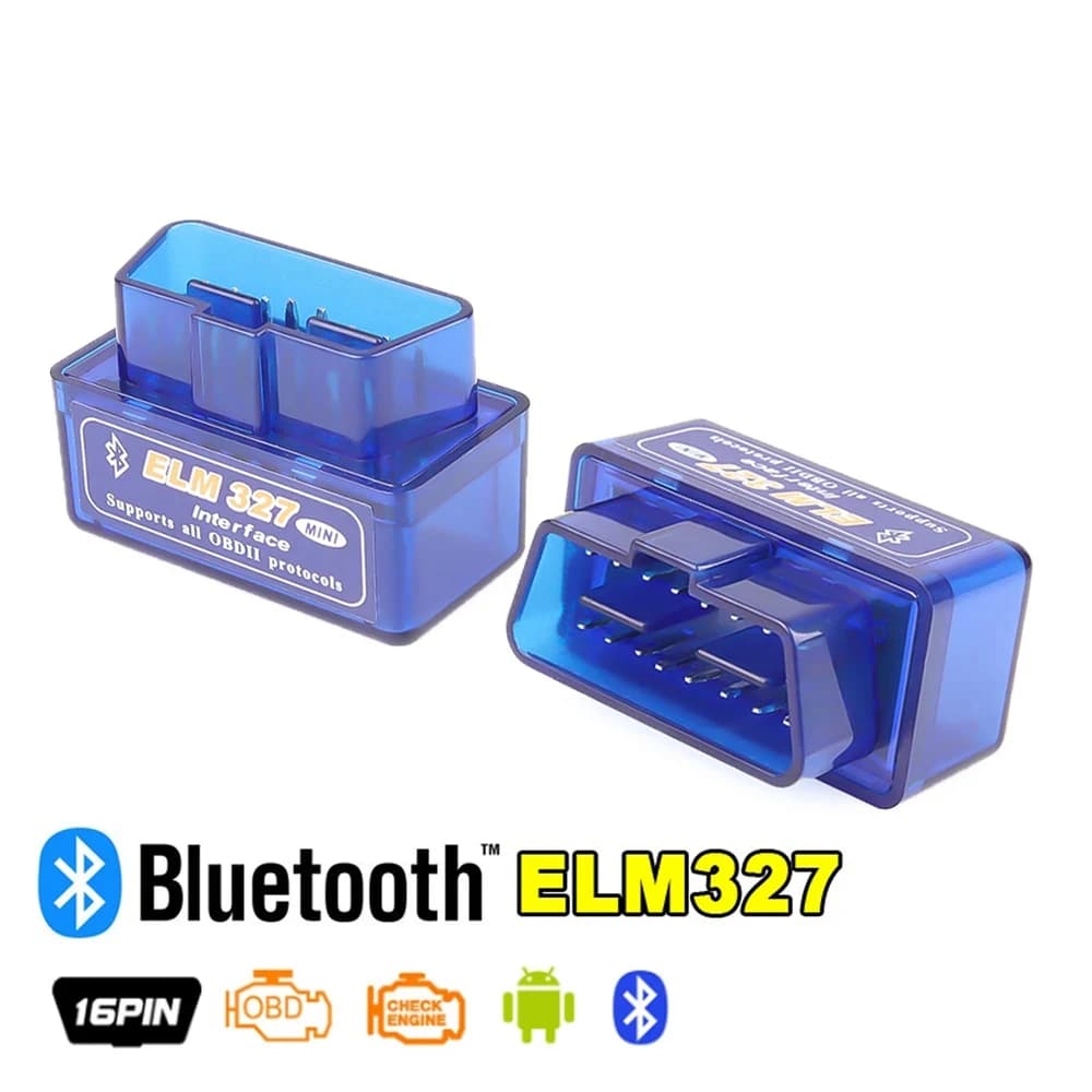 واجهة 16 PIN V2.1 ELM327 OBD2 قارئ الرموز المصغرة أداة مسح السيارة لأندرويد أداة التشخيص OBDII OBD 2