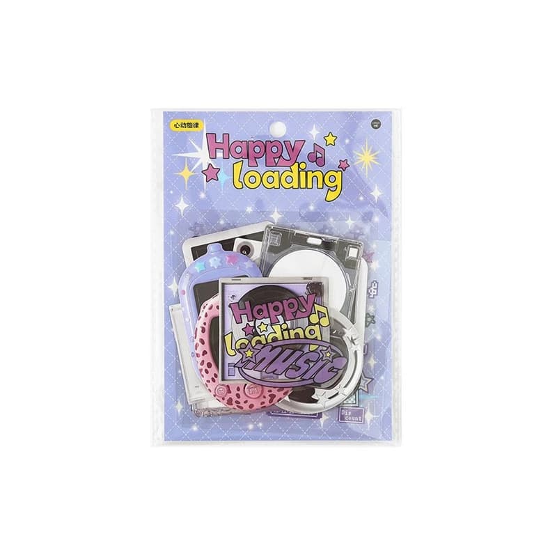 15Pcs/lot Y2K Cute Retro Paper Card Stickers Material Pack Decorative Journal Scrapbooking DIY Photo Frame Collage - 6