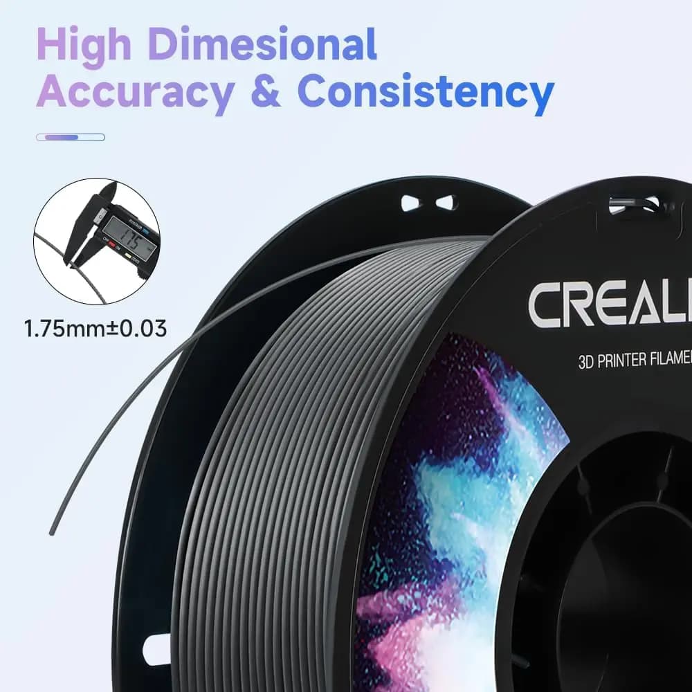 Creality TPU Filament Black Flexible 3D Printer Filament 1kg 1.75mm for Airless Basketball Soft TPU 95A Shore Hardness - 3