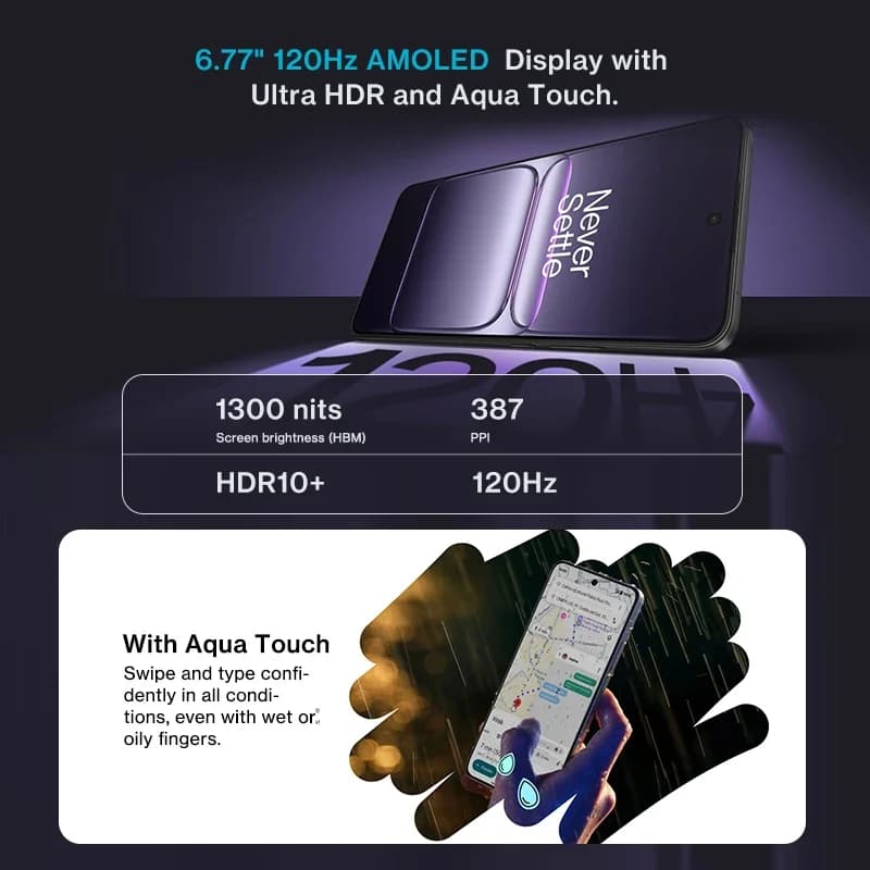 OnePlus Nord CE 5 Global Version Smartphone 7100mAh Battery MediaTek Dimensity 8350 Apex 50MP Sony LYT-600 Camera - 4