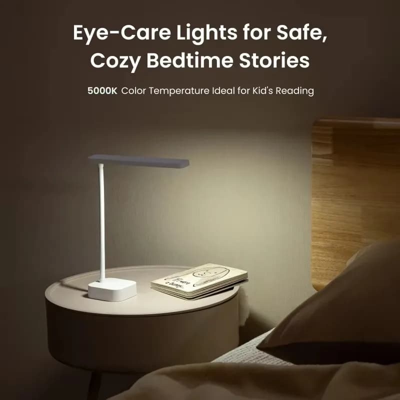 Yeelight Rechargeable Desk Lamp Book Lamp Sleep Assist Light Cool White Light Eye Protection 360° Twistable USB-C Charging - 5