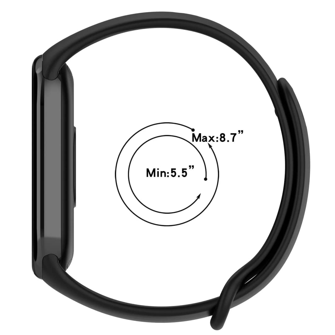 حزام سيليكون لـ Xiaomi Mi Band 10 9 8 حزام رياضي من المطاط مزود بـ NFC سوار ذكي اكسسوارات Xiaomi Smart Band 10 9 8 - 6