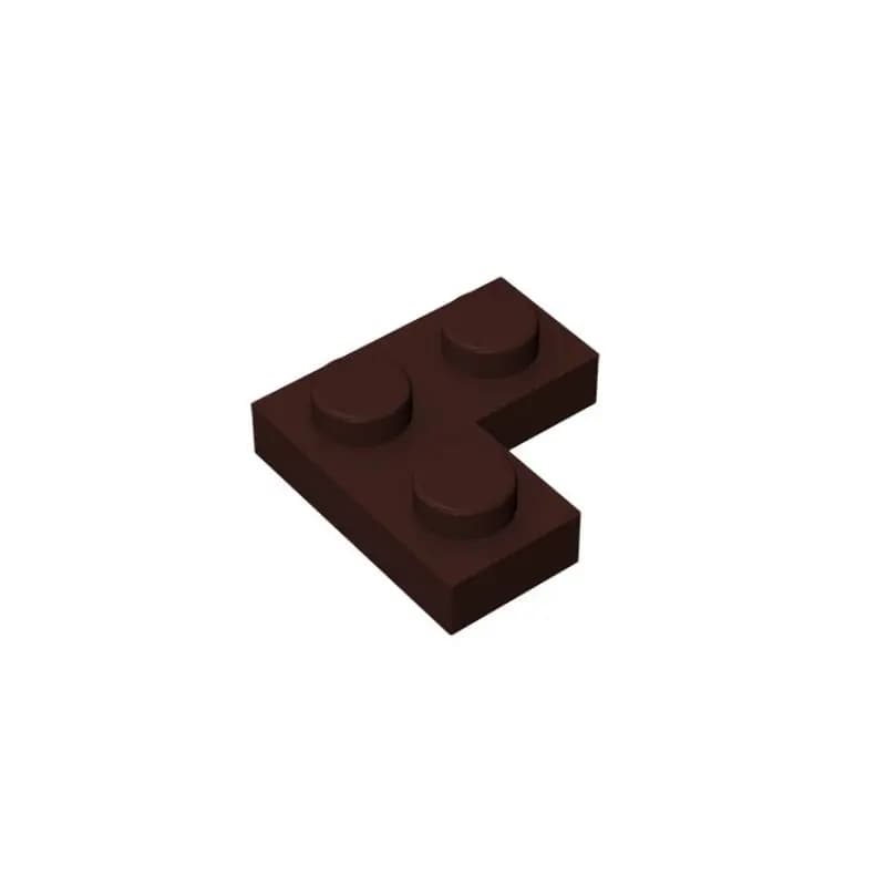 مجموعة مكعبات بناء MOC 10 قطع لوحة 2420 2x2 طوب زاوية لوح عالي التقنية جسيمات أفكار DIY هدايا أعياد ميلاد الأطفال - 3
