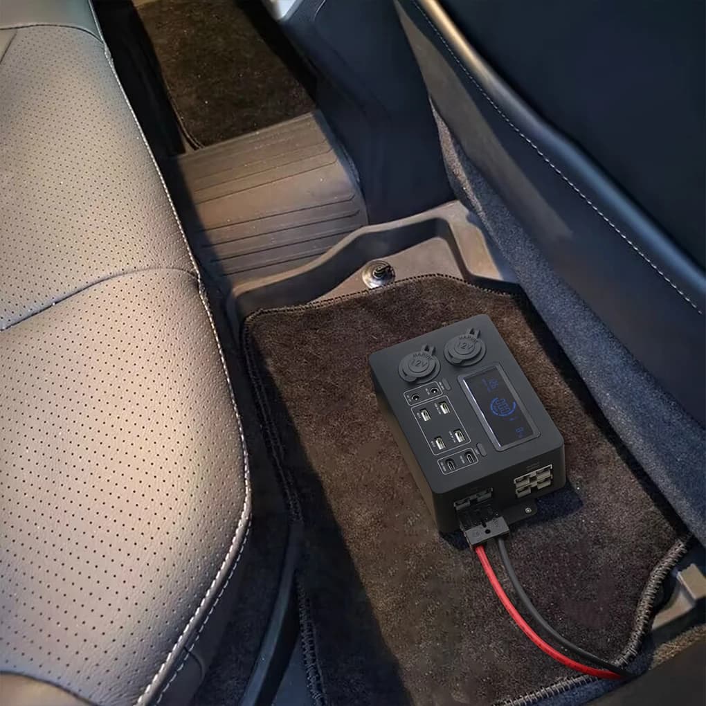 Mini Power Box Power Socket Box Socket Box Portable Control Hub For RVs SUVs Boats Yachts Cars - 4