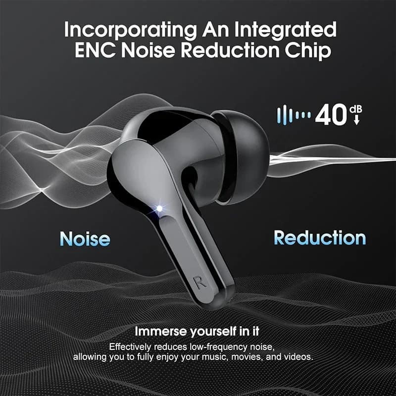 UYUXIO BT5.4 Wireless Earphone 48H LED Display EarBuds with HiFi Stereo IP7 Waterproof Headphones Noise Cancelling Ear Buds - 5