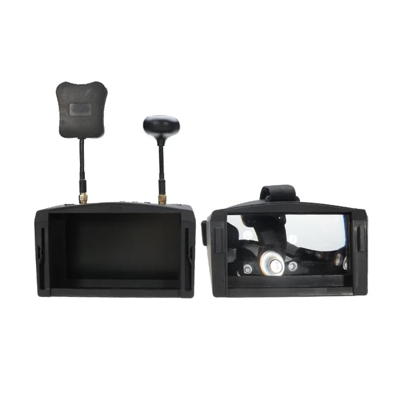 نظارة فيديو Eachine EV800D، 5.8G، 40 قناة، 5 بوصة، 800*480، نظارة FPV بتنوع HD DVR مع بطارية لنماذج RC - 5