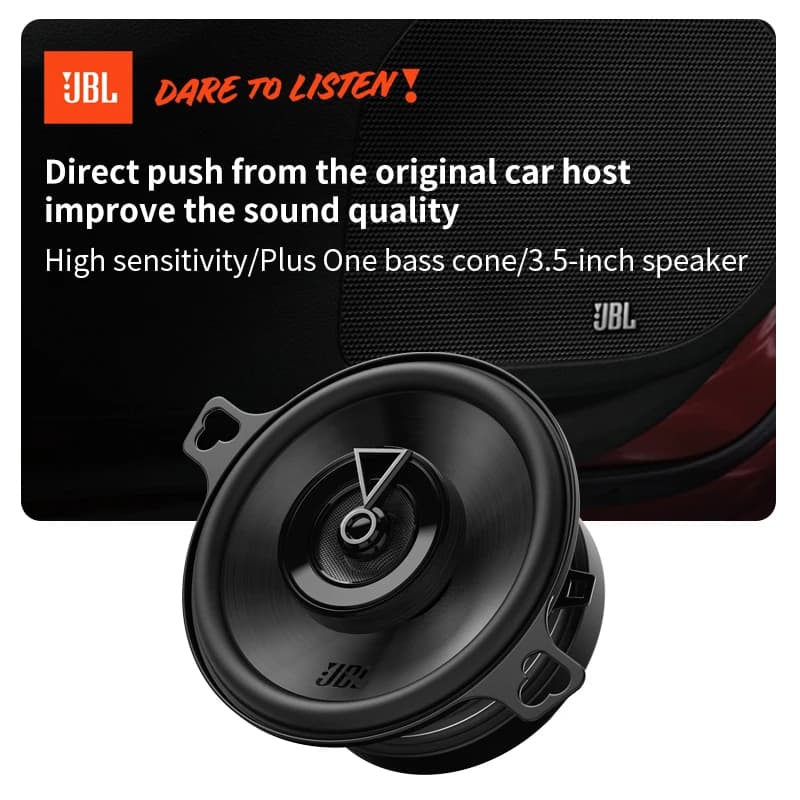 سماعة سيارة JBL مقاس 3.5 بوصة، سماعة تويتر محورية، سماعةサブ ووفر متوسطة المدى، سماعة ستيريو أصلية رسمية من JBL طراز GX328 - 2