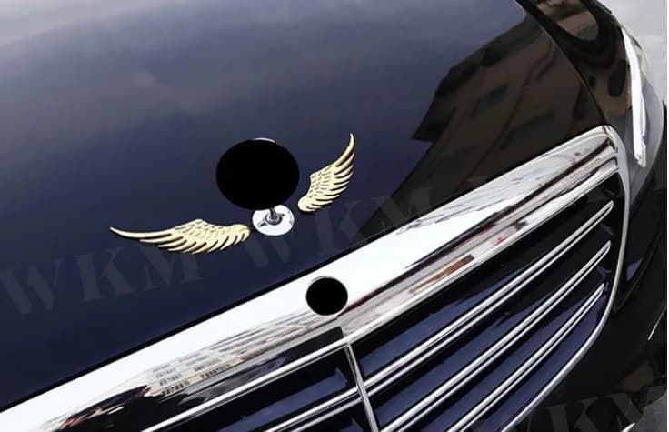 Personality Creative Angel Wings Car Decal Car Trunk Decoration Wings Car Decal Accessory Body Kits - 5
