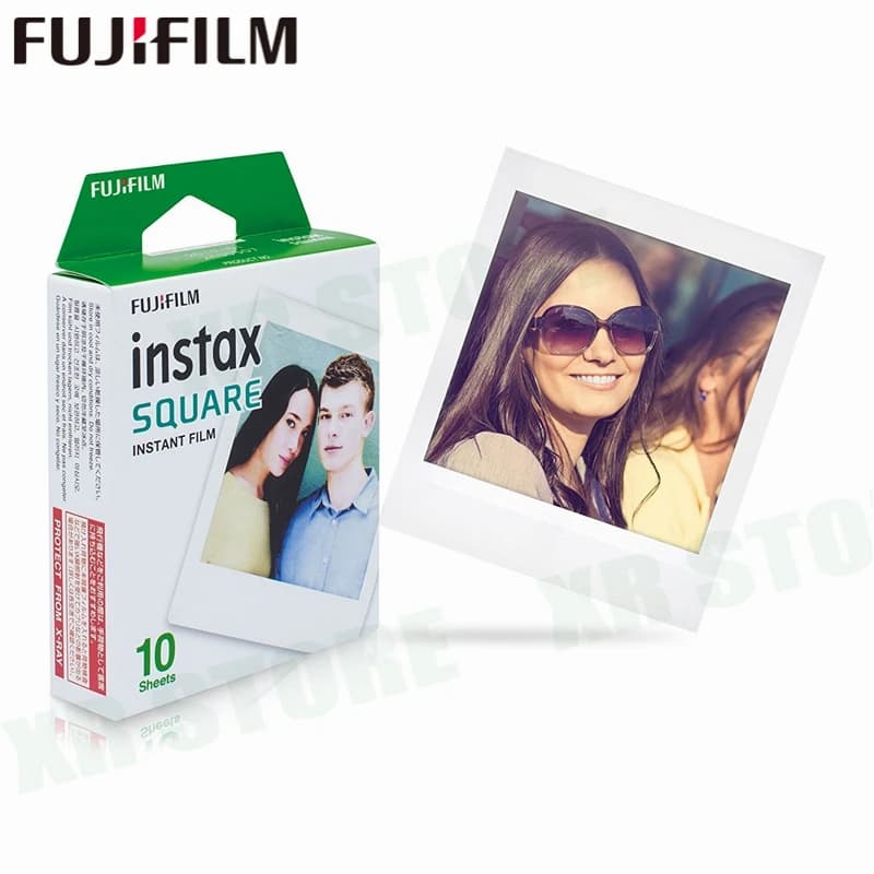 ورق تصوير فوجيفيلم إنستاكس ميني سكوير بحواف بيضاء/سوداء، 10-100 ورقة، متوافق مع كاميرات Instax SQ10 و SQ6 و SQ20 وطابعة SP-3 - 5