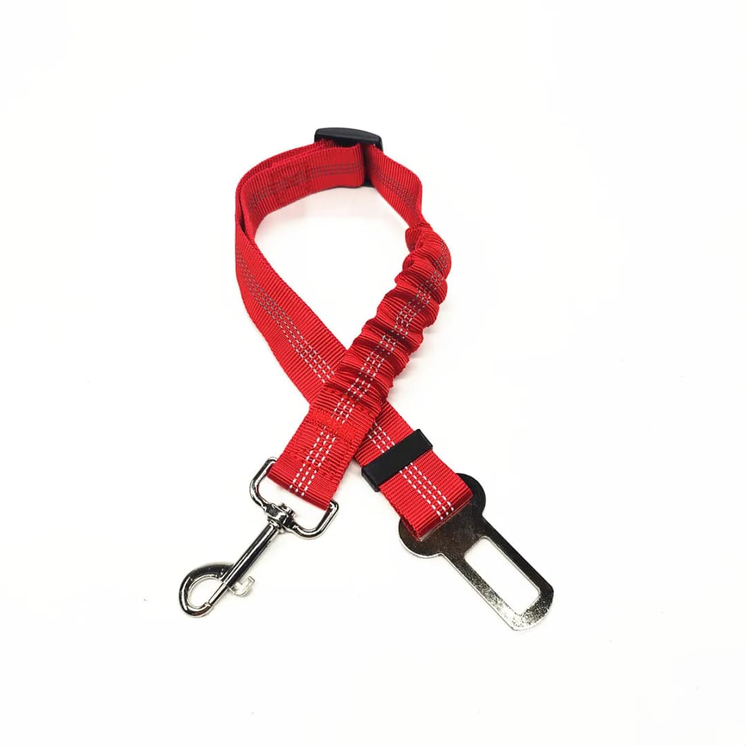 Adjustable Dog Car Seat Belt Harness for Dogs Nylon Reflective Cushioning Elasticity Car Travel Dog Accessories for Dogs - 2