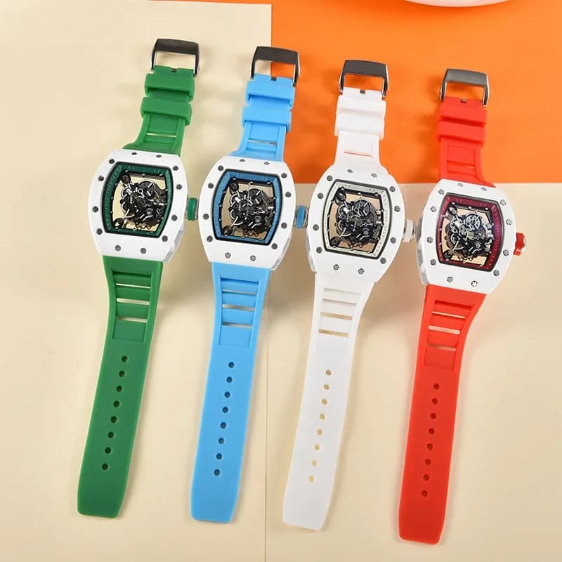 Luxury Quartz Men’s Wristwatch 2025 New Fashion Trend Automatic Waterproof Male Watch Luminous Transparent Watches - 6