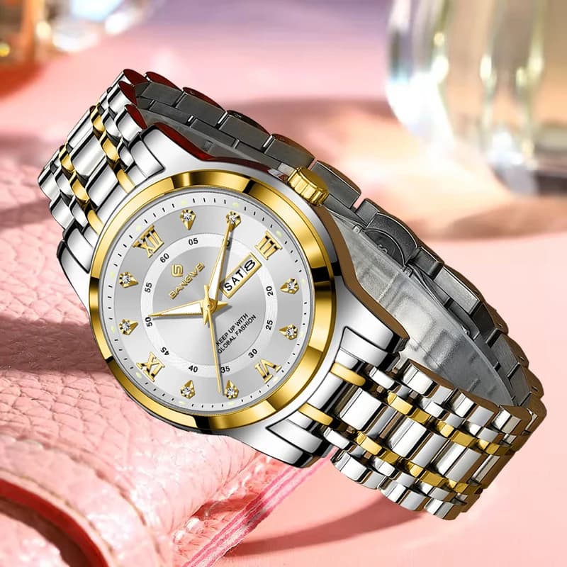 LIGE 2026 New Diamond Watch Women Watches Ladies Creative Steel Women's Bracelet Watches Female Waterproof Clock Montre Femme - 2