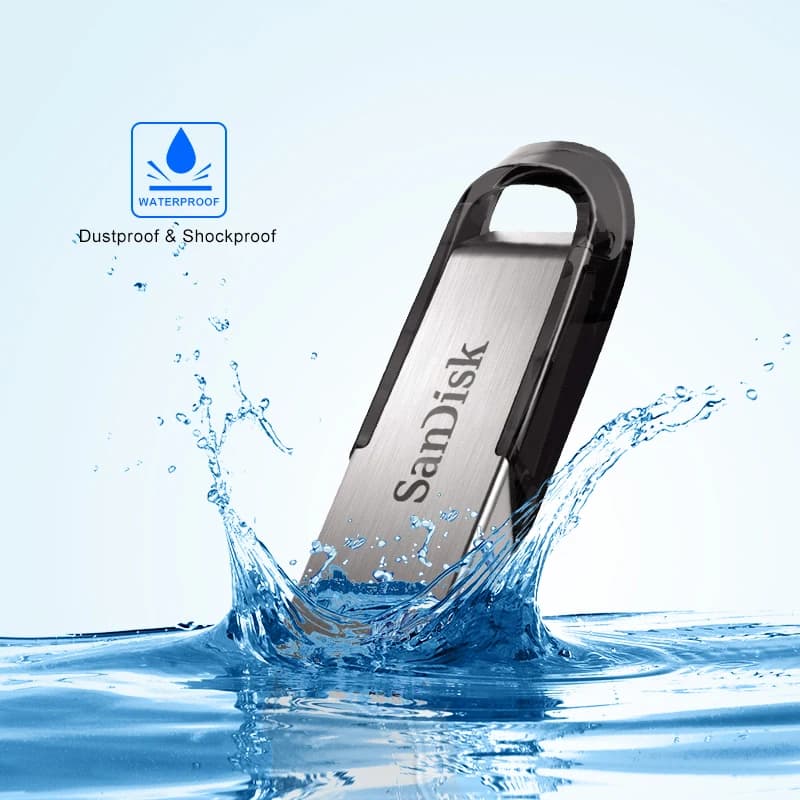 محرك أقراص فلاش USB معدني Sandisk الأصلي CZ73 سعة 128 جيجابايت 64 جيجابايت محرك أقراص محمول 32 جيجابايت 16 جيجابايت ذاكرة فلاش عصرية قلم محرك أقراص USB - 6