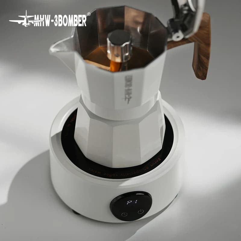 MHW-3BOMBER ميني موقد كهربائي للقهوة لـ Moka Pot 800 واط سيراميك كوكتوب فرن تسخين الحليب والماء أداة قهوة استخدام مطبخ المخيم - 5